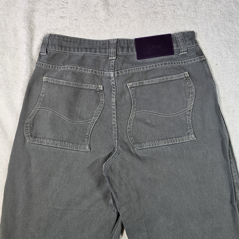 DIME - Baggy Denim Pants Dark Gray Size 30. - Picture 5 of 10